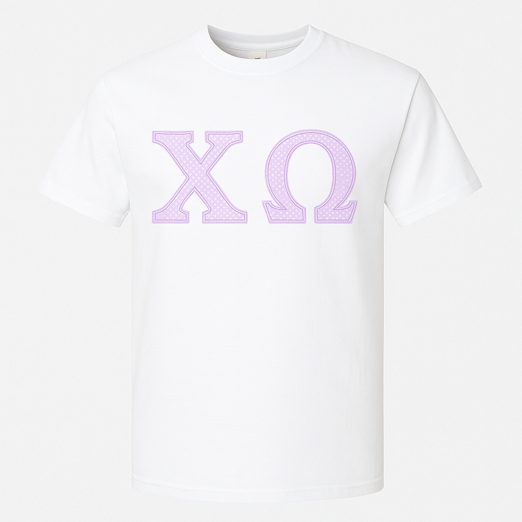 Chi Omega - Lavender Letter