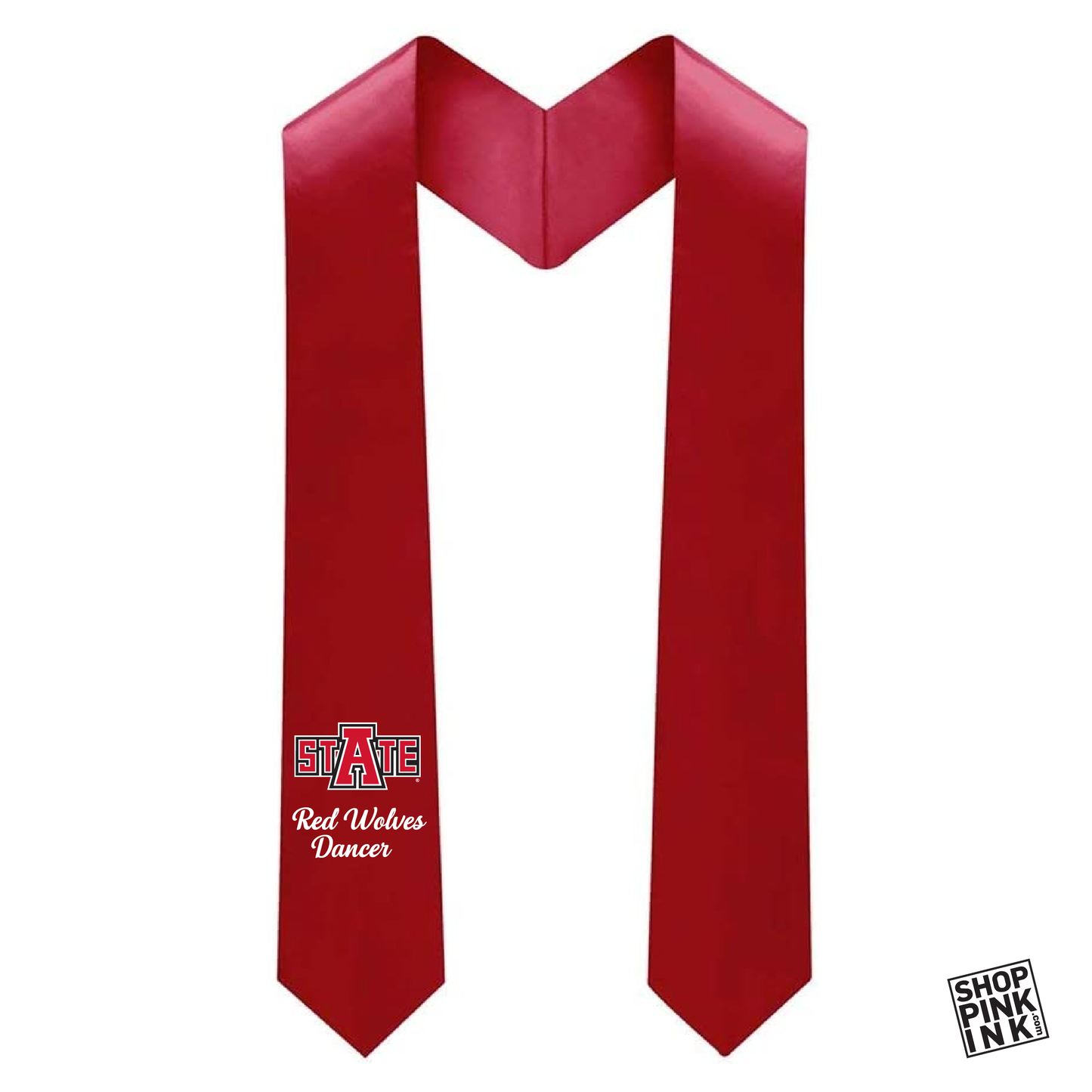 ASTATE - Red Wolves Dancer - Graduation Stole