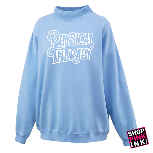 ASTATE - Physical Therapy - Fancy Script - Mockneck - 27138