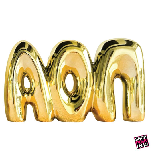 Alpha Omicron Pi - Gold Shelf Letter