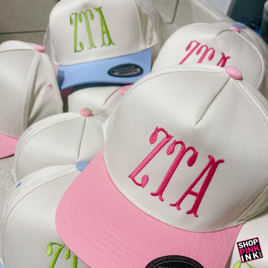 Zeta Tau Alpha - The Duo Flair Hat - 25615