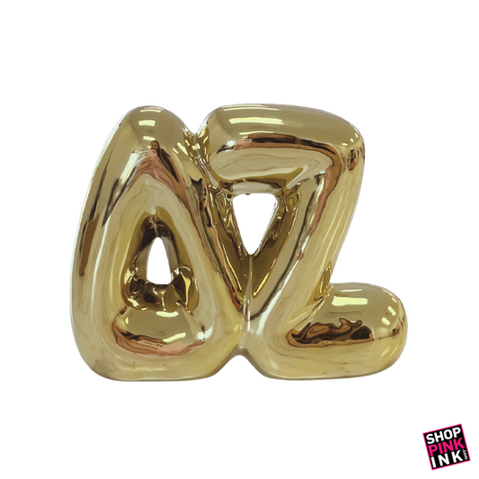 Delta Zeta - Gold Shelf Letter