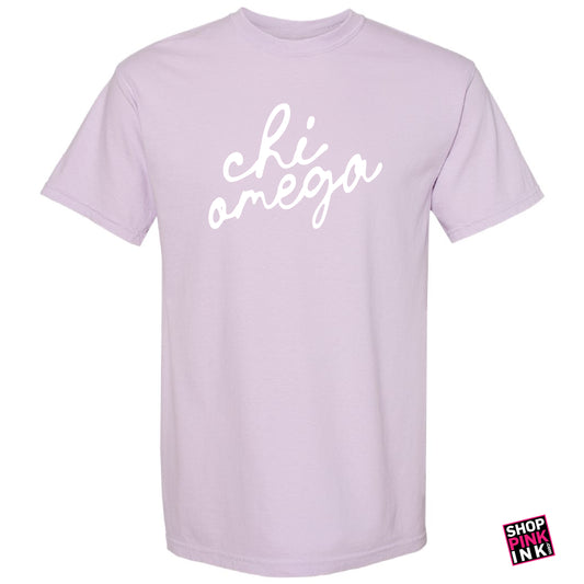 Chi Omega Comfort Colors t-shirt
