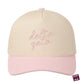 Delta Zeta - Natural Script Hat - 25611