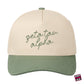 Zeta Tau Alpha - Natural Script Hat -  25611