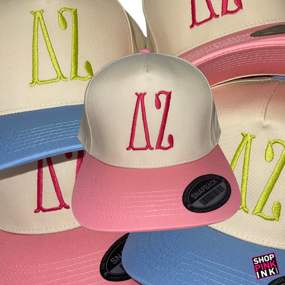 Delta Zeta - The Duo Flair Hat - 25615