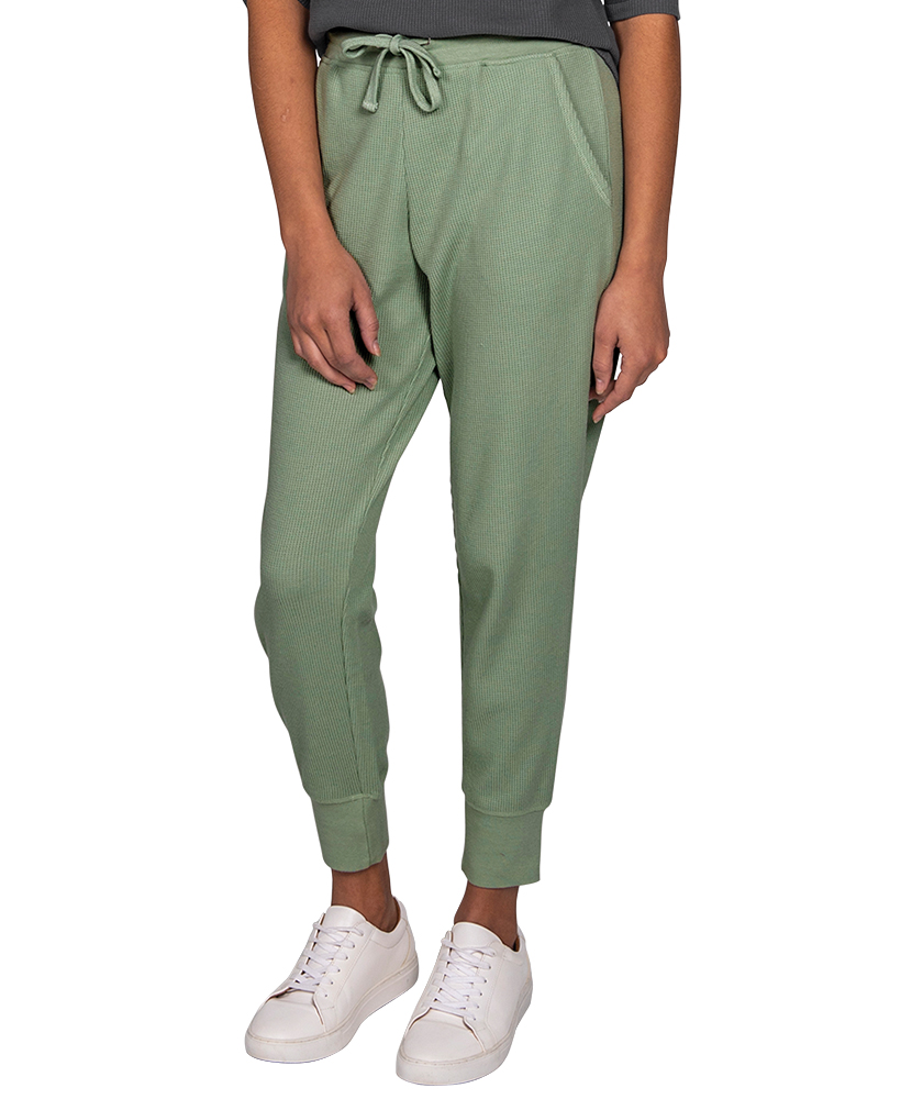 WOMEN’S LIGHTWEIGHT WAFFLE JOGGERS