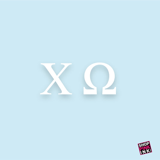 Car Decal - Chi Omega