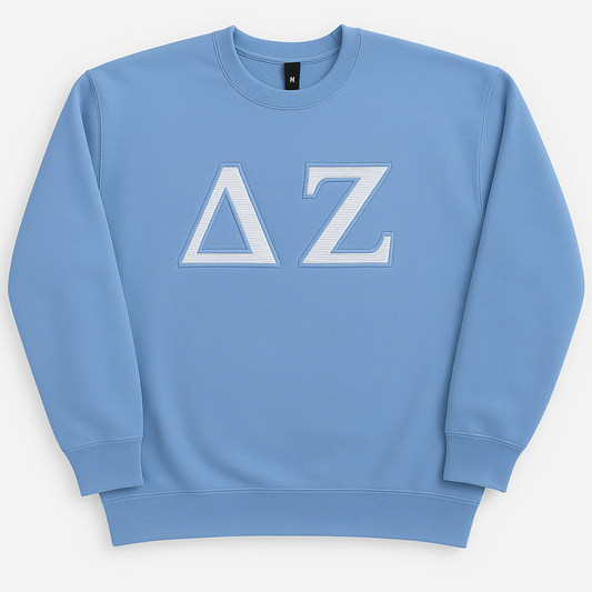 Delta Zeta - Carolina Subtle Stitch Crew