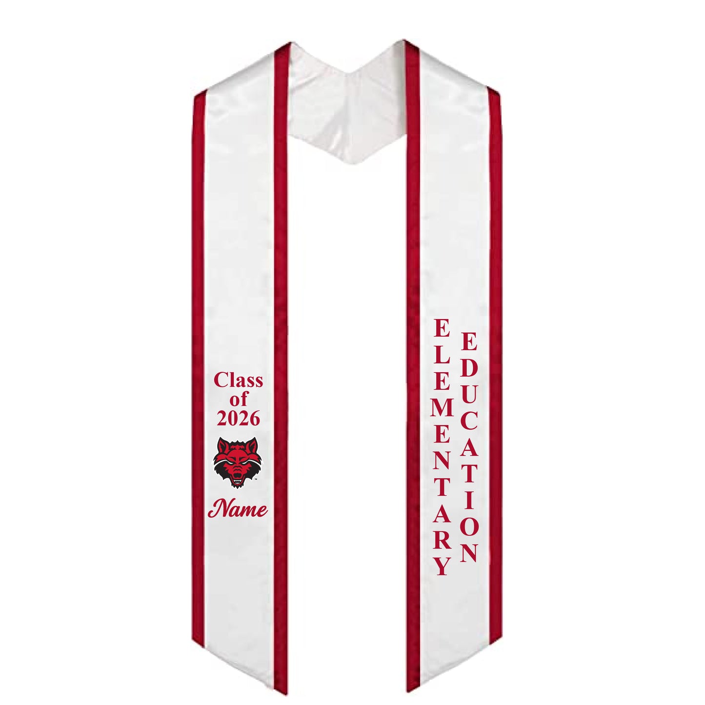 ASTATE - Elementary Education - Graduation Stole