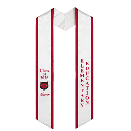 ASTATE - Elementary Education - Graduation Stole