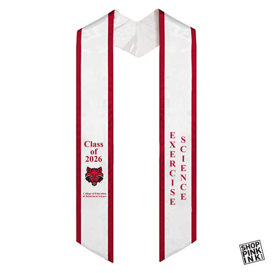 ASTATE - Exercise Science - Graduation Stole