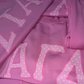 Chi Omega - Pink Dotty Mockneck - 26799