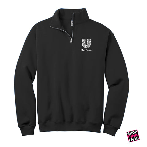 1/4-Zip Cadet Collar Sweatshirt  - LEFT CHEST