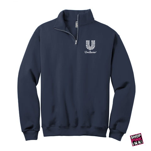 1/4-Zip Cadet Collar Sweatshirt  - LEFT CHEST