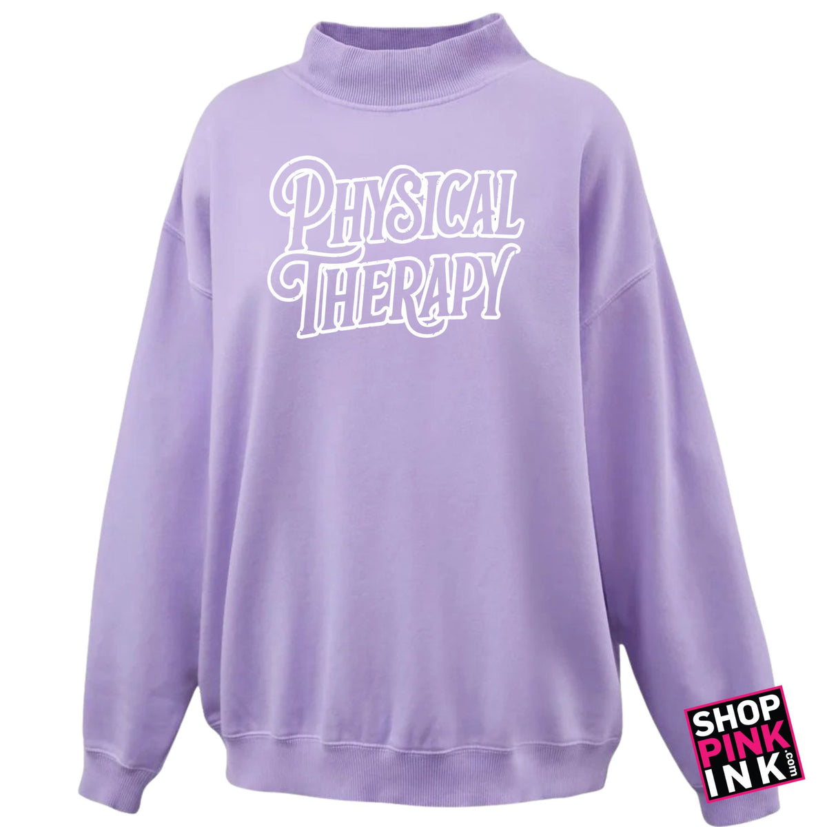 ASTATE - Physical Therapy - Fancy Script - Mockneck - 27138