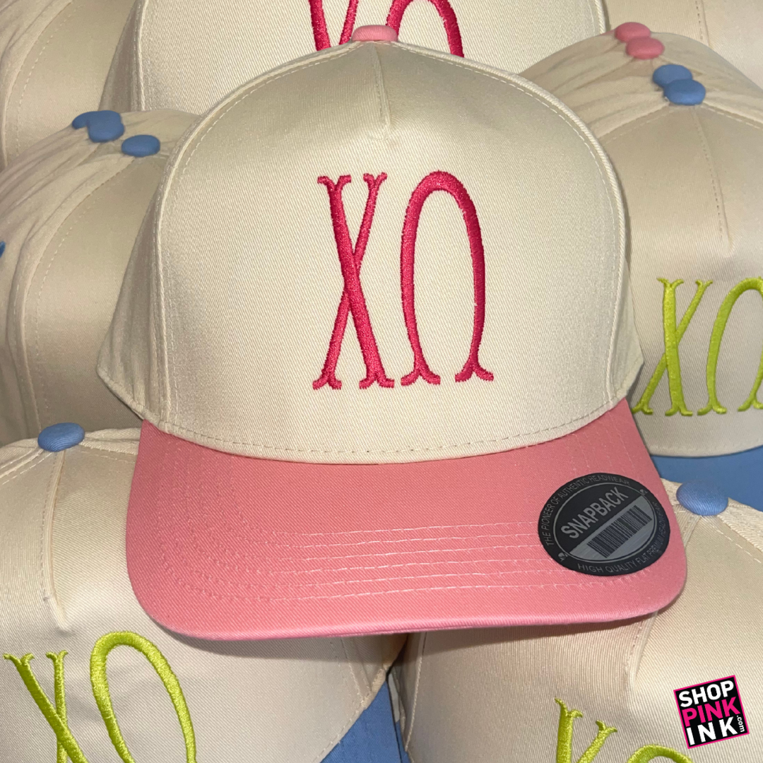 Chi Omega - The Duo Flair Hat - 25615