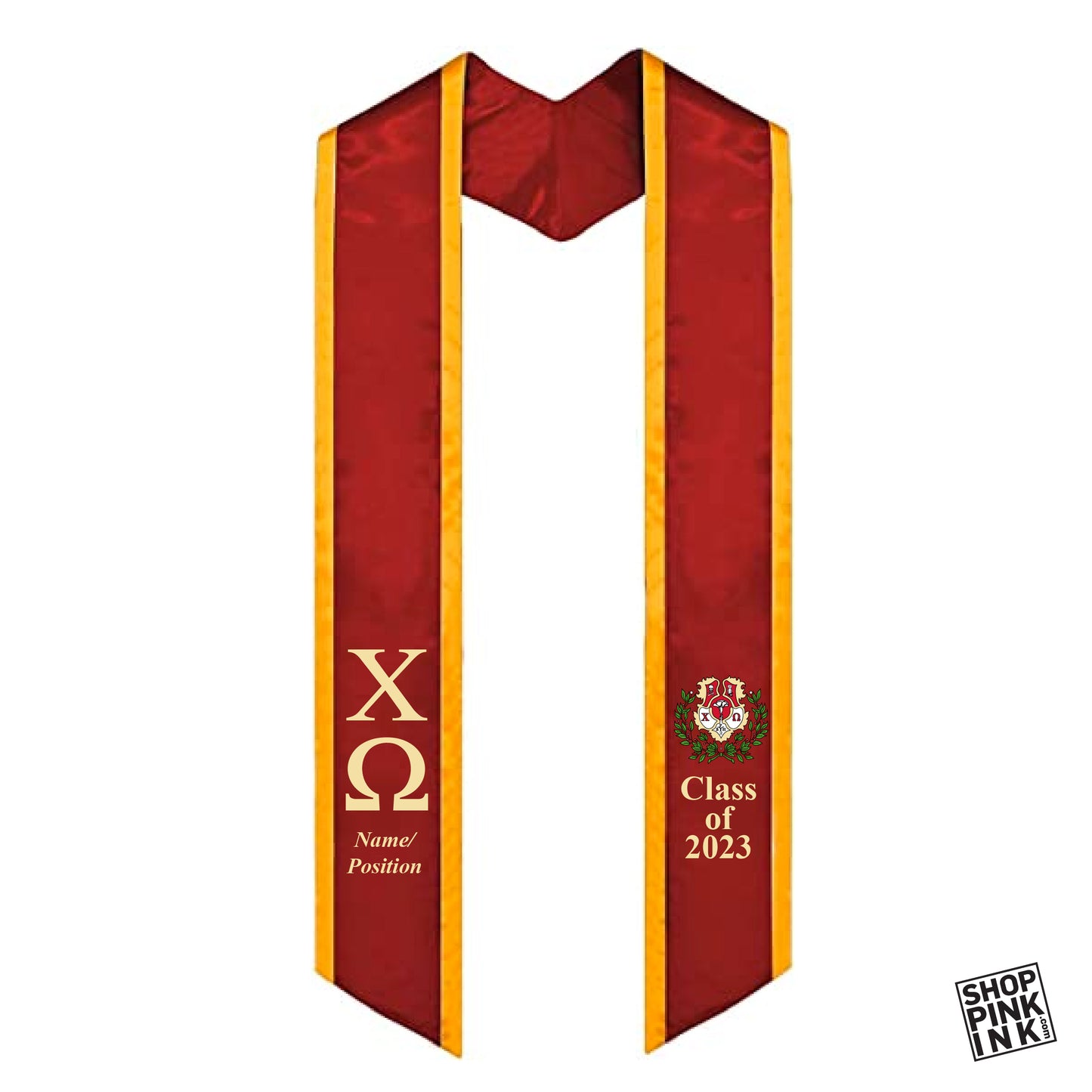 Chi Omega - Graduation Stole