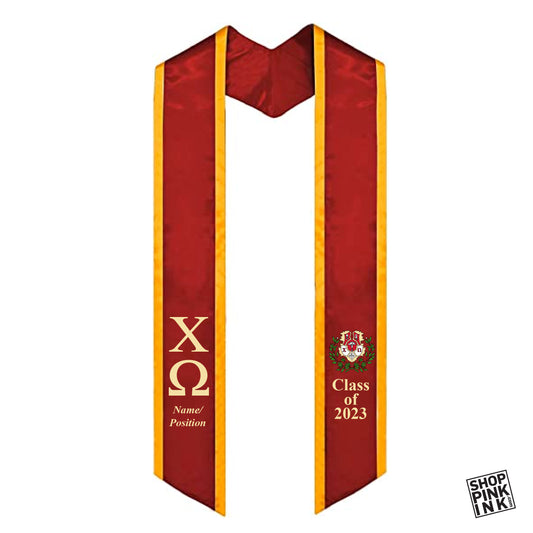 Chi Omega - Graduation Stole